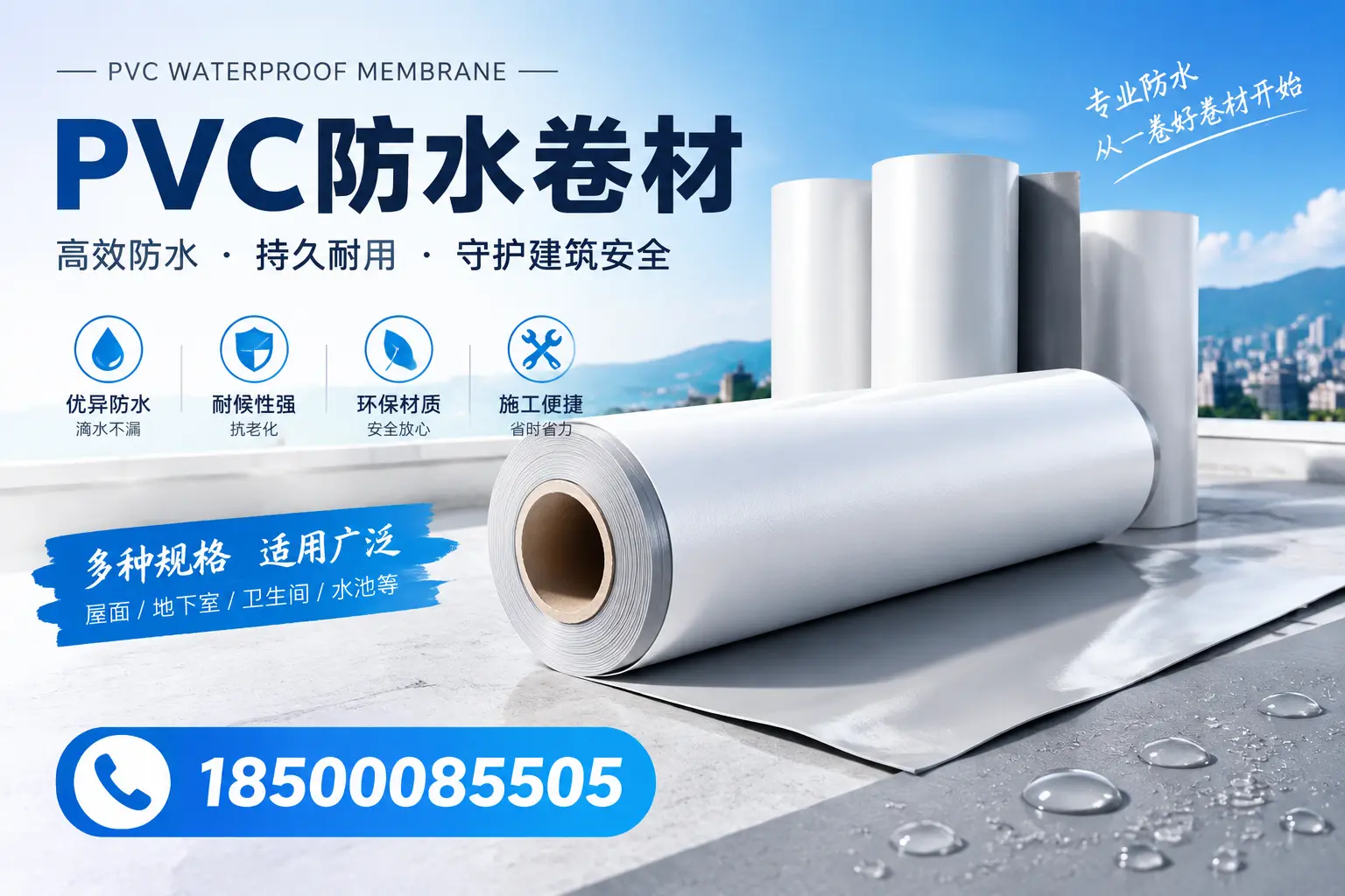 如何选择适合的PVC防水卷材?专家为您解答咸宁的需求